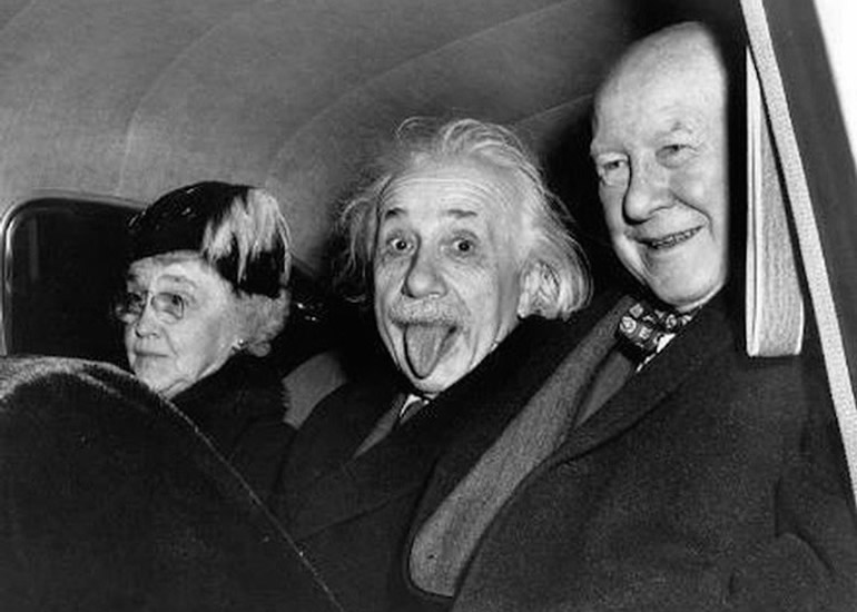 Foto histórica Albert Einstein